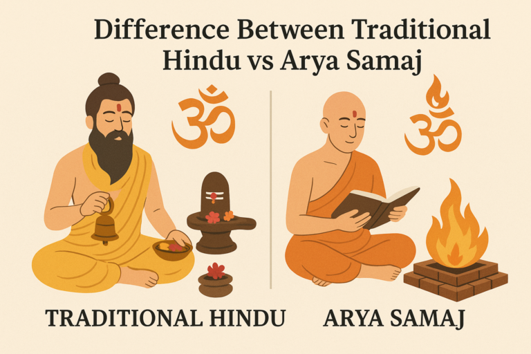 traditional hindus vs arya samaj