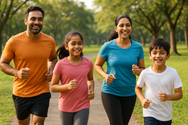 healthy family
